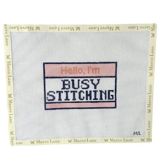 Hello, I'm Busy Stitching