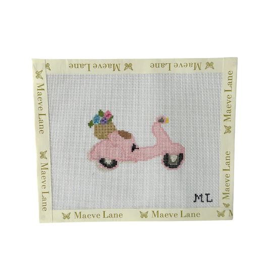 Pink Vespa & Flowers