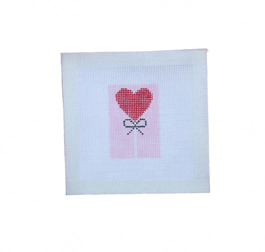 Candy Heart & Bow Sucker