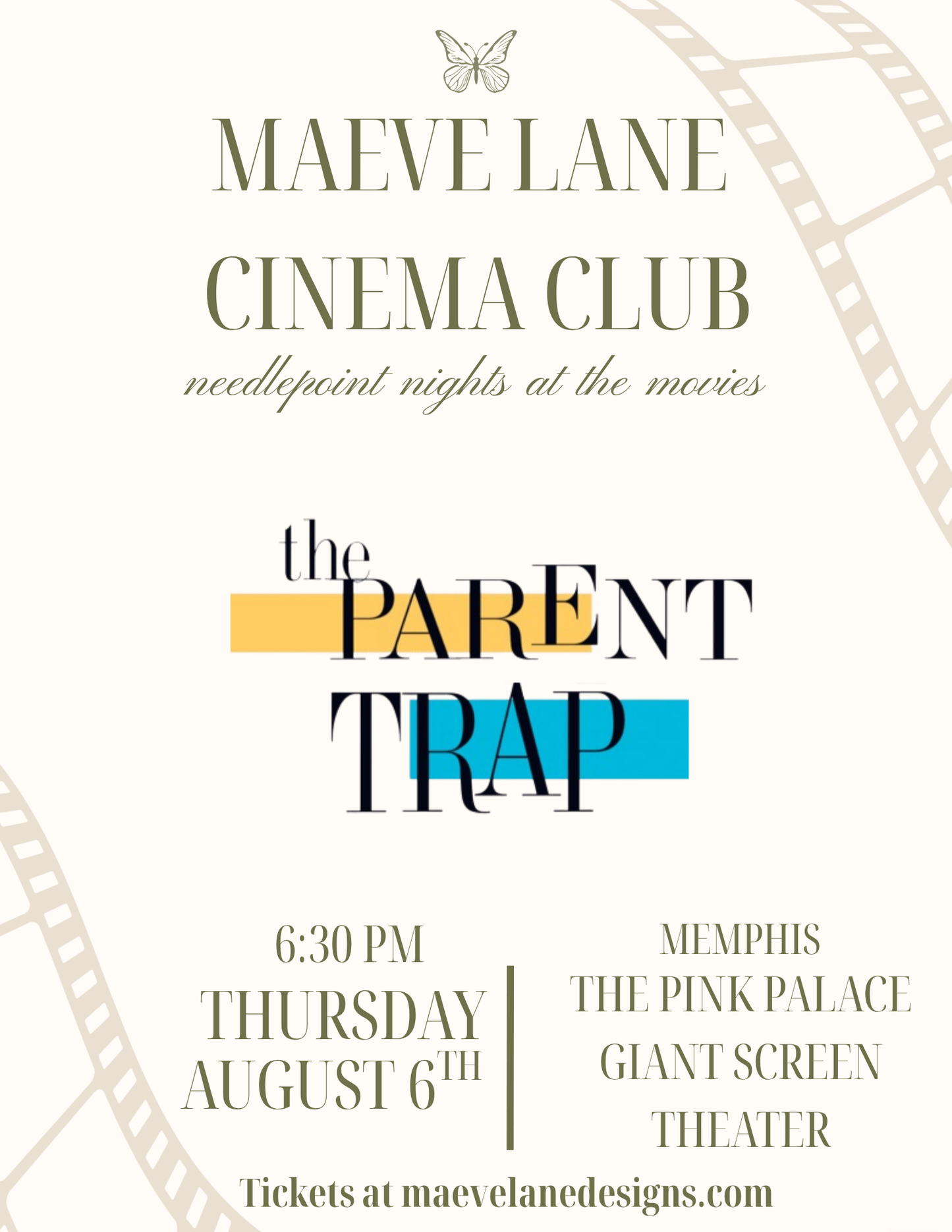 The Parent Trap Needlepoint Night | Memphis Event